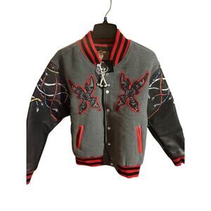 NWT SZ S - Brand X Terminator Varsity Jacket